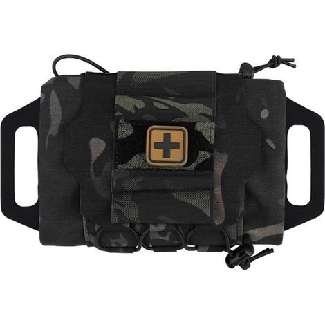 Déploiement Kit en Plein Air Pull Kit en Plein Air Chasse Camping d'urgence Kit de Survie Camouflage Foncé (1/5)
