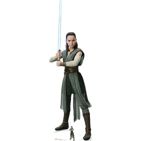 SC1072 Figurine en carton Rey avec un Sabre laser Star Wars H 222 CM (1/5)