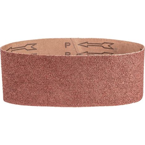 Bandas de lija Graphite K40 - 75x457 mm (3 uds.) - para madera, metal y plásticos