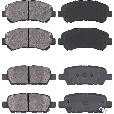 KIT PASTIGLIE FRENO ANTERIORI E POSTERIORI compatibile con OPEL AMPERA (R12) / PASTIGLIE FRENANTI AUTO OEM P 59 077,P 59 080 / SOSTITUZIONE DIRETTA / BASSA POLVERE / SILENZIOSO