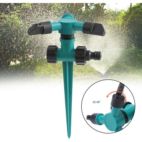 Arroseur de pelouse automatique rotatif, système d'irrigation pratique pour jardin et cour-AquaForge (1/4)