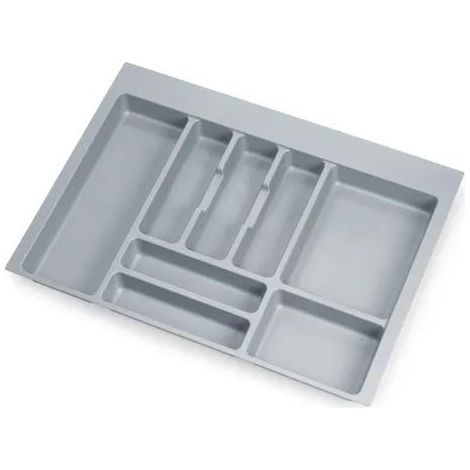Organizador Universal de Cubiertos Emuca Gris 636x482 mm
