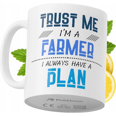 Taza de café/té divertida con diseño de texto humorístico para granjeros. Taza ideal para cumpleaños, santos y días festivos. Taza premium para ocasiones especiales en casa, la oficina o el trabajo. C (1/5)