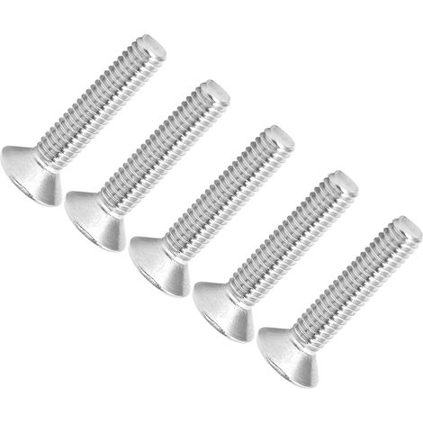 100 vis cruciformes plates en acier inoxydable 304, M4 x 16 mm, pour machines de moulage par injection (1/5)