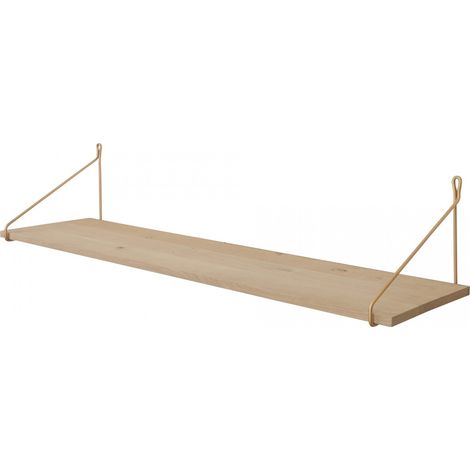 Etagère Vintage Chêne Rustique Brut 100 x 25 cm (1/4)
