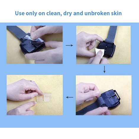 Coussinet de remplacement d'électrodes auto-adhésives, pour bracelet anti-ronflement Intelligent, détection de rayons infrarouges (1/5)