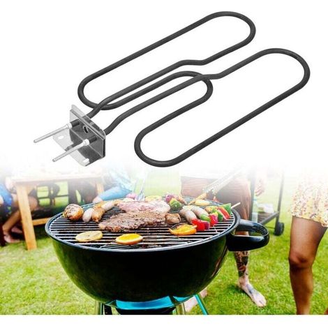 Chauffage électrique pour Barbecue Compatible avec Weber 66631 Weber Q140 Q1400,élément Chauffant de Rechange pour barbecues,Tube Chauffant pour Barbecue (1/4)