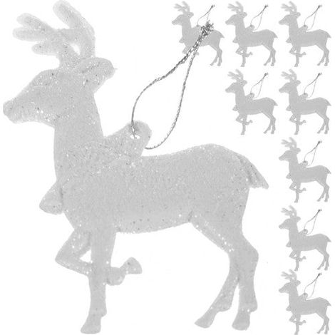 Palle di natale - renna 9 pz ruhhy 22517