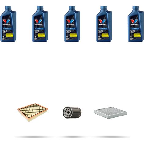 Kit tagliando 3 FILTRI e 5L OLIO compatibile con Ford Mondeo V 1.0 EcoBoost 92kw dal 2015 (1/5)