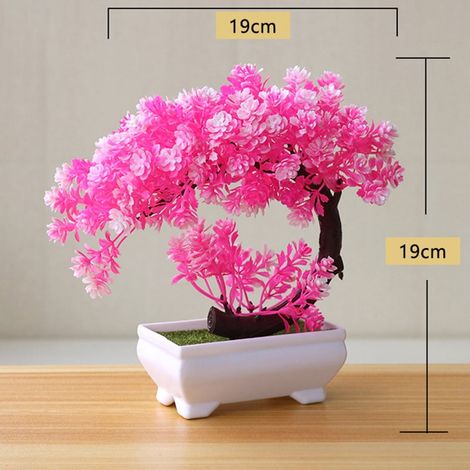 Arbre Bonsaï Artificiel - Plante Fausse en Plastique pour Intérieur et Extérieur - Décoration de Table, Hôtel, Jardin ou Événement - 1 Pièce (1/5)