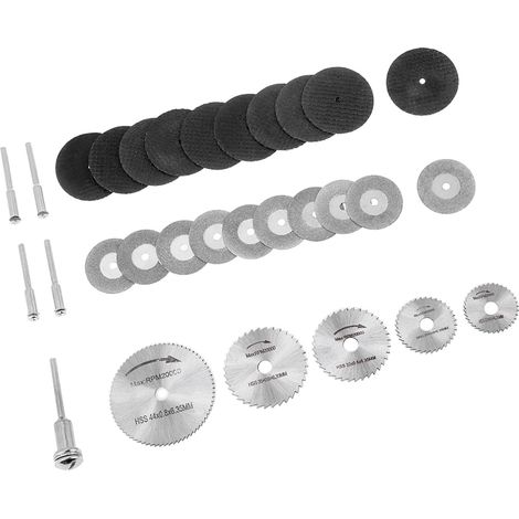 30 disques de coupe diamantés HSS pour scies circulaires et mandrins pour outils rotatifs (1/5)