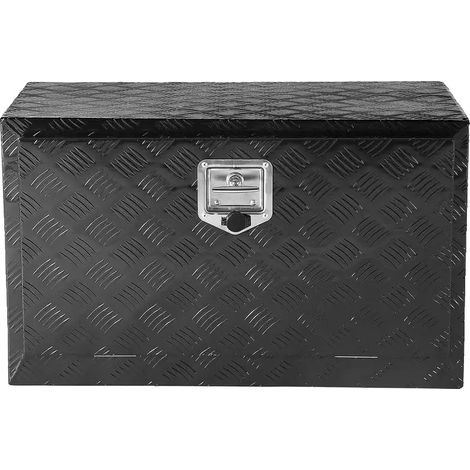 Caja de herramientas para camión, construcción de aluminio, diseño impermeable, color plata. (1/2)