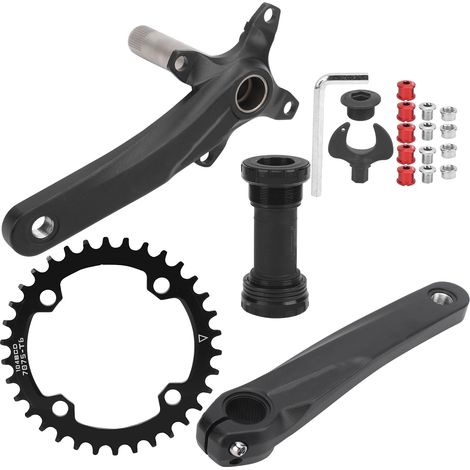 ZTTO 170 mm Fahrradkurbelgarnitur Mountainbike-Kurbel Tretlager 34T Kettenblatt Kurbelarmset (1/5)