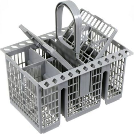 Panier à couverts pour lave-vaisselle Cage universelle compatible avec Hotpoint, pour Indesit, pour Ariston, pour Whirlpool C00257140 C00260860 C00386607 (poignée amovible) (1/5)