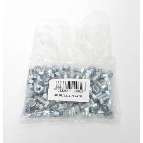 confezione da 40 bulloni m8x14 mm.