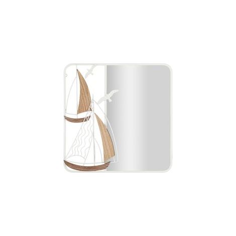 Miroir mural adriatic cm 60x4,4x60 (1/5)