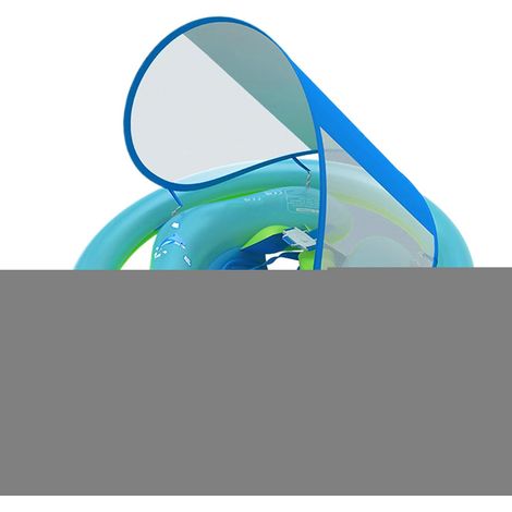Flotteur de piscine gonflable pour bébé avec protection solaire - siège (1/5)