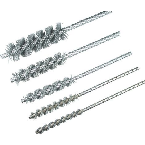 Cepillo abrasivo OSBORN de nylon grano 120, diámetro Ø 10 mm para limpieza y desbarbado.