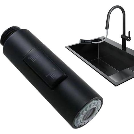 Kit de mise à niveau et de remplacement pour robinet de cuisine - comprenant une douchette escamotable (1/4)