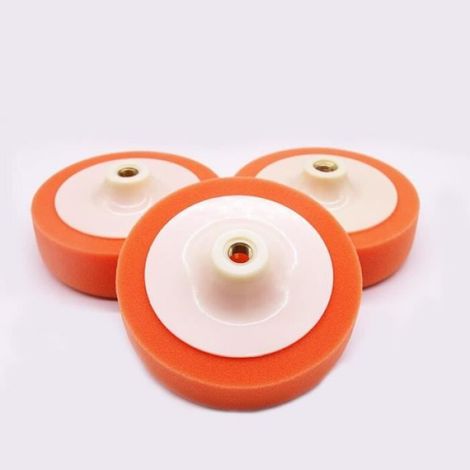 Black -Tampon de polissage de voiture 6 pouces,125mm,pour roue éponge,accessoires de voiture,disque de polissage,entretien (1/4)