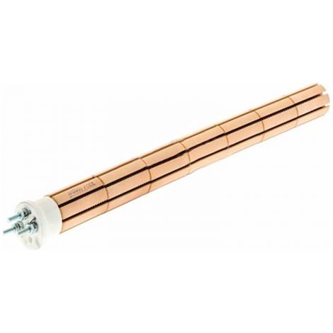Resistencia Cerámica 1000W para Termo  7 Piedras Ø29x360mm  Recambio Seco Bitensión  Alta Eficiencia Térmica