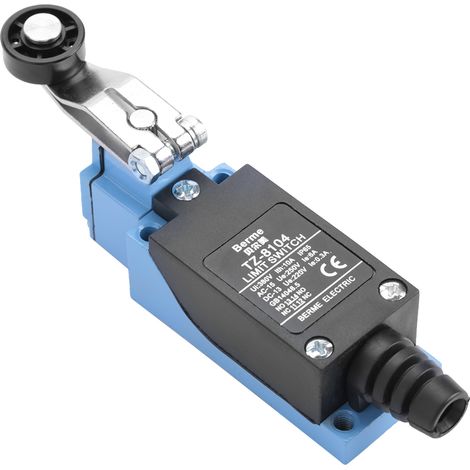 GARRYFIZH TZ-8104 SPDT interrupteur de fin de course momentané levier à rouleau rotatif 6A 250V (1/5)