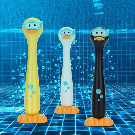 Giochi estivi per la piscina, giochi subacquei, bastoncini da immersione, confezione da 3 anatre (1/5)