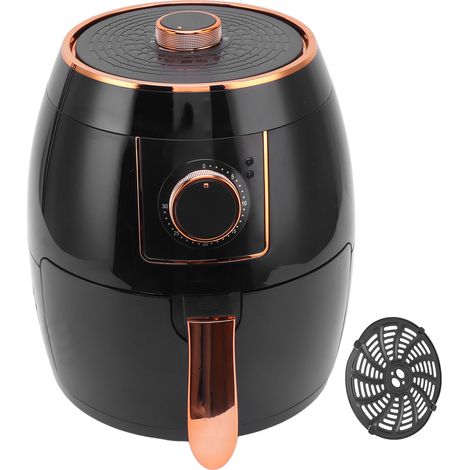 Friteuse à air 5.5L, cuisson sans huile, contrôle précis de la température, modèle mécanique 220V, prise UE, pour cuisine et restaurant. (1/5)