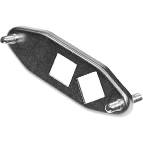Support pour le montage d'un manomètre EFA de type plaque