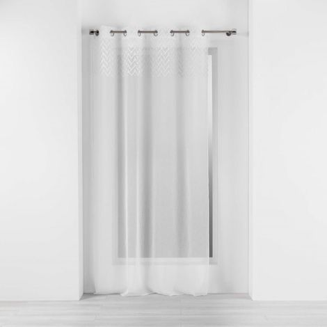 Gardine für Wohnzimmer mit Ösen IZAORA, 140 x 240 cm (1/2)