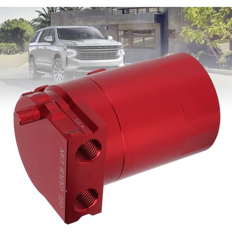 Kit de récupération d'huile en aluminium pour Chevy Silverado/GMC Sierra 1500 5.3L/6.2L 2019-2022, rouge (1/5)