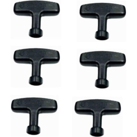Lanceur Plastique Rigide Lot de 6 Noire Lanceur Plastique Rigide Compatibilité pour honda pour gx120, pour gx160, pour gx200, pour gx270, pour gx390, remplacement pour facile outils spéciaux (1/5)