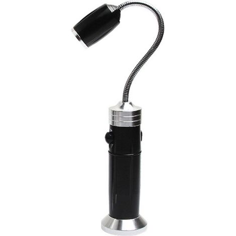 Lot de 2 lampes magnétiques pour barbecue avec LED lumineuses, base magnétique et col de cygne flexible pour grillades. (1/5)