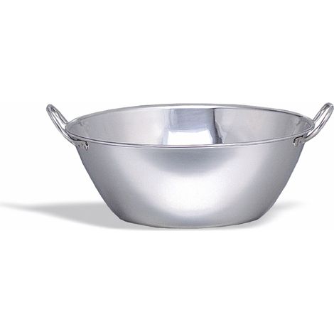 Bassine à Fond Plat Inox Ø 20 à 70 cm - Pujadas