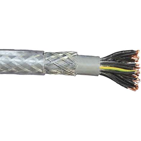 Câble de contrôle SY 18 x 0,75 mm², Blindé, en Chlorure de polyvinyle PVC ( Prix pour Bobine de 50 Mètres )