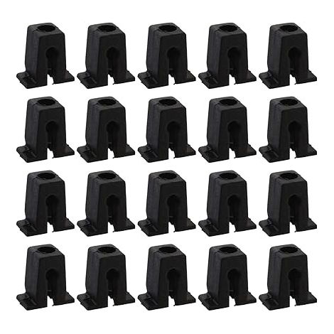Intérieur Passage de Roue Doublure Écrou Clips Garniture de Voiture Clip Retenues 811807577C A0019884681 Plastique V11 Noir (1/5)
