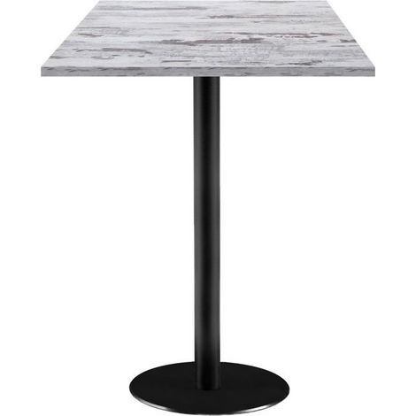 Mange-debout 60 x 60 cm - modèle Rome chêne d'Islande
