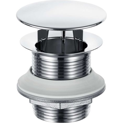 Keuco - Tapa de desagüe fijo para lavabo 1 1/4, cromo 59904010000 (1/2)