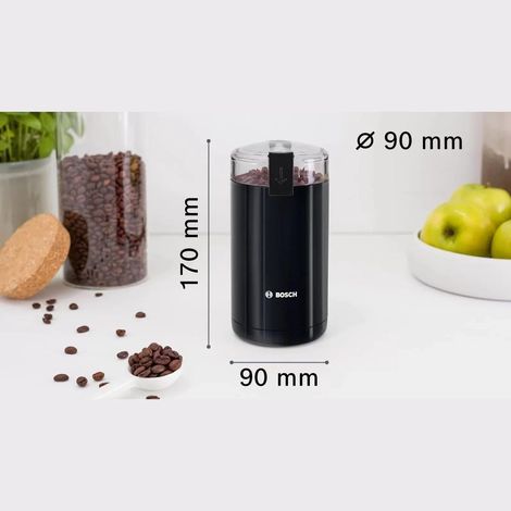 Bosch TSM6A013B molinillo de café negro 180W capacidad 75g