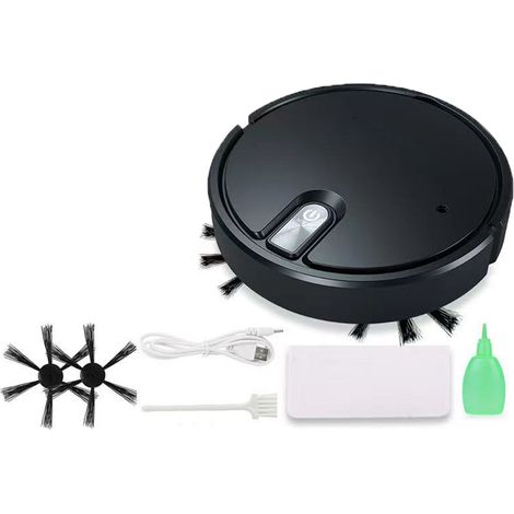 Robot aspirateur et laveur 4 en 1, robot de nettoyage intelligent multifonctionnel à lumière ultraviolette
