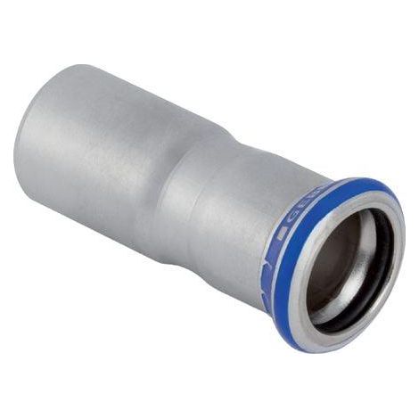 Geberit Mapress Acciaio inox Riduzione con estremità a innesto, DN 100 / 80, dø 108 mm, 32348 (1/2)