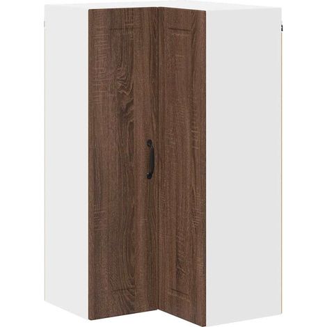 Meuble mural de cuisine,Armoire de cuisine avec porte Chêne brun 57 x 57 x 100 cm CFW89950 (1/5)