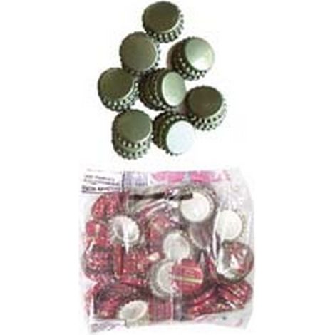 20BS TAPPO A CORONA  mm.26,5 in busta da pz.100 con guarnizione interna