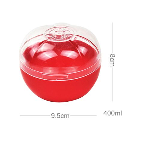 Boîte de rangement en plastique en forme de fruit ou de légume, idéale pour conserver les citrons, tomates, oranges, oignons, ail et poivrons verts. (1/5)