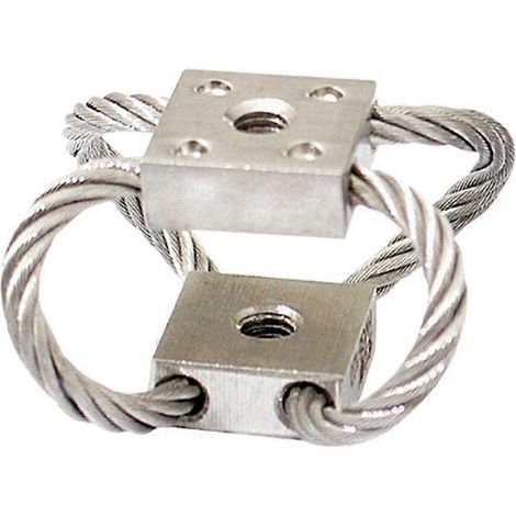pièce Amortisseur de vibrations pour nacelle PTZ de caméra FPV (photographie aérienne) avec câble antichoc, compatible avec les drones et hélicoptères quadricoptères FPV. (1/5)