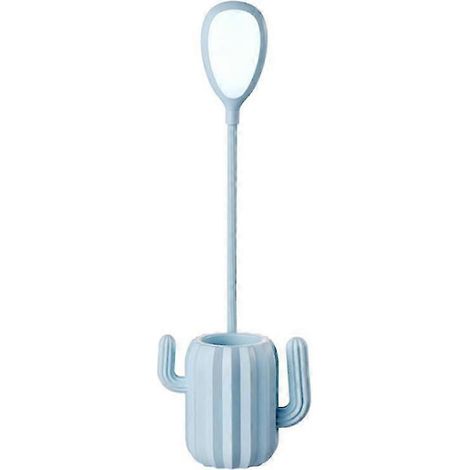 Lampe de chevet LED rechargeable USB pour enfants avec variateur d'intensité (1 pièce, bleue)