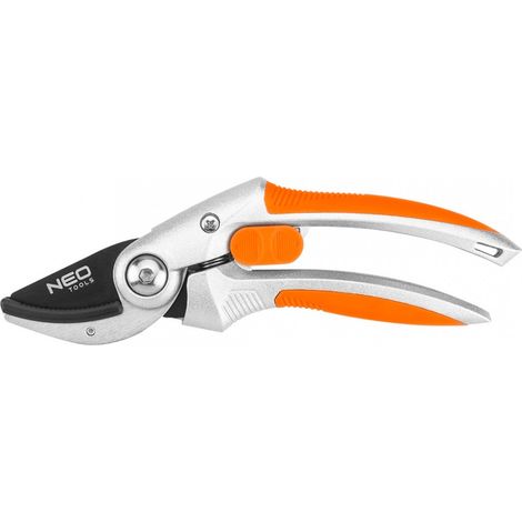 Sécateur d'enclume 210 mm, portée jusqu'à 20 mm, aluminium, manche recouvert de caoutchouc TPR - NEO TOOLS (1/5)