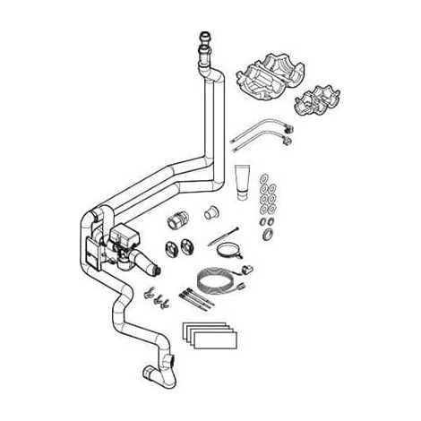 Kit idraulico secondo circuito integrato per unità FS2 A7718394