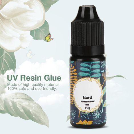 Résine époxy à polymérisation UV, gel solaire transparent, adhésif, accessoires pour la création de bijoux DIY (10 g) (1/3)