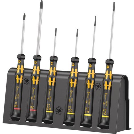 Elektronik- Schraubendreher-Satz ESD 6-teilig Wera